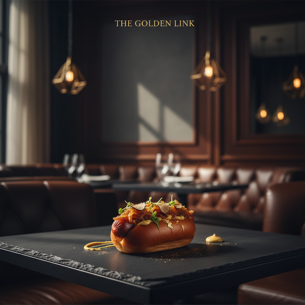 Luxury Hotdog Scene