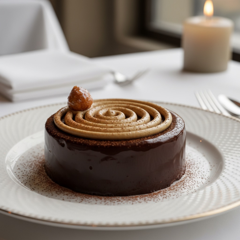 Dark Chocolate Truffle Torte